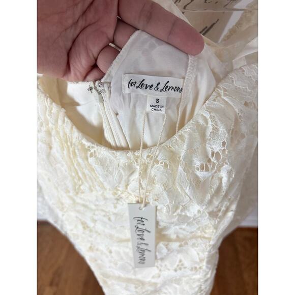 B38 For Love & Lemons Belladonna Dress Womens Small Emily in Paris Whimsical - Picture 9 of 9